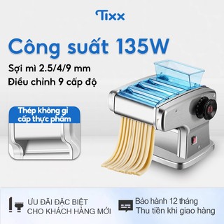 Tixx Máy cán mì Công suất 135W Máy làm mì sợi cán mì nhanh chóng tại nhà