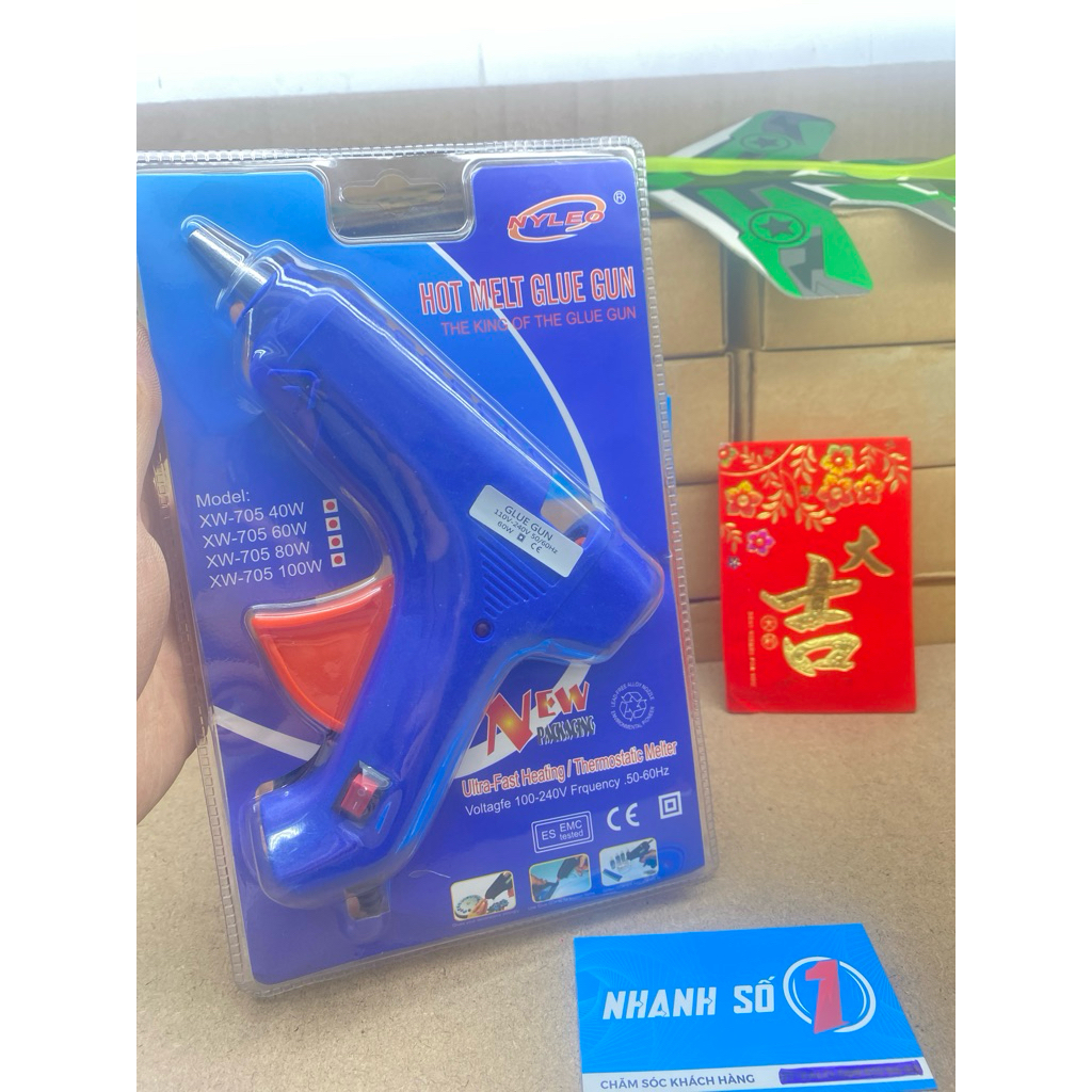 Máy Bắn Keo Nến Lớn 60W Siêu Bền Hiệu NYLEO Hàng Chính Hãng