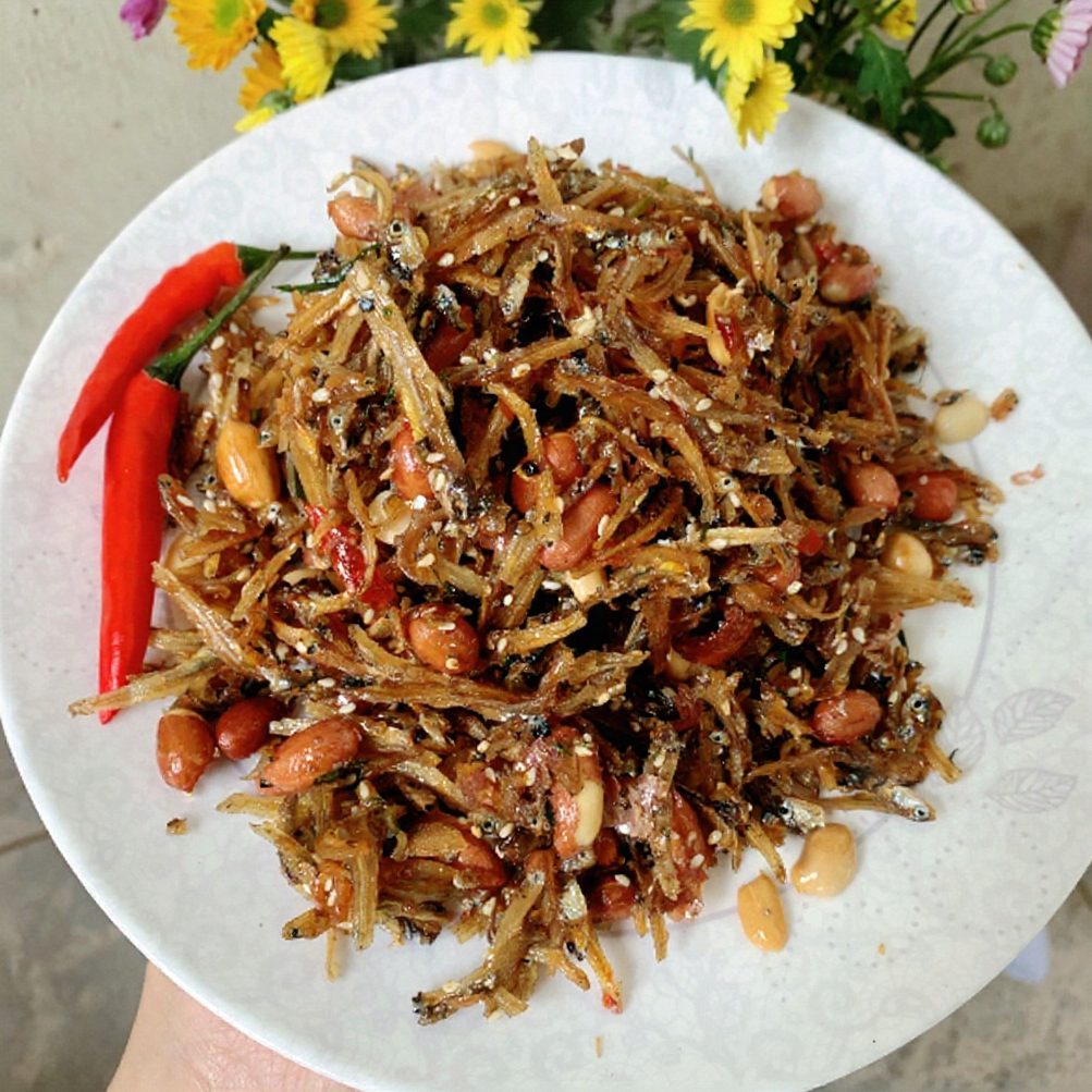 Cá cơm rim lạc, rim tỏi ớt, combo cá rim: cá thu đỏ, cá mai rim, cá chỉ vàng, cá đét ..