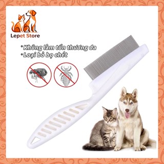 [Lược chải bọ chét chó mèo lông thú cưng] Lược kim thép không gỉ làm sạch bọ chét bảo vệ lông