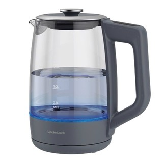 Ấm Siêu Tốc LocknLock EJK276GRY- 1.7L, 2200W, 5 Mức Chỉnh Nhiệt, Giữ Ấm 12h, Đèn LED Báo Sáng