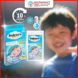 Miếng Dán Hạ Sốt SAKURA Cho bé Nguồn gốc thảo dược - Minpharmacy