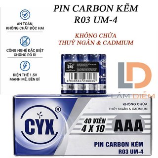 Pin đũa đen Pin AAA CYX / Panasonic R03NT/2S dùng cho remote máy đo đường huyết