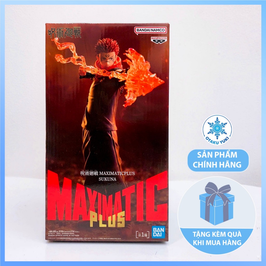 Mô Hình Ryomen Sukuna - Jujutsu Kaisen Maximatic Plus Figure Chính Hãng (Banpresto)