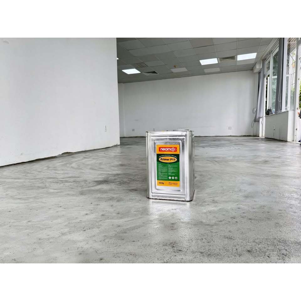 Neomax Primer P11 thùng 18kg, Lớp lót tạo bóng ngăn bụi nền sàn