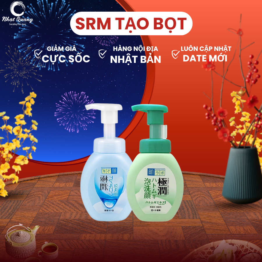 Sữa rửa mặt tạo bọt Hada Labo Nhật Bản (mẫu mới)