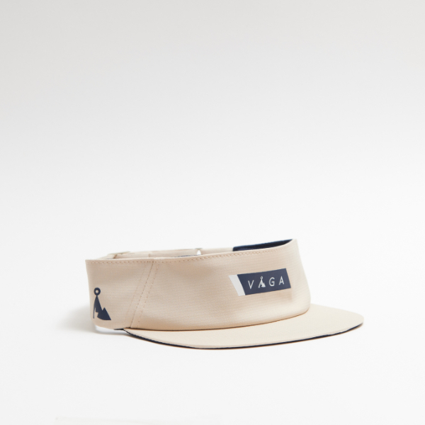 Nón VAGA Feather Visor - Hồng Pastel (Light Taupe/Navy Blue)