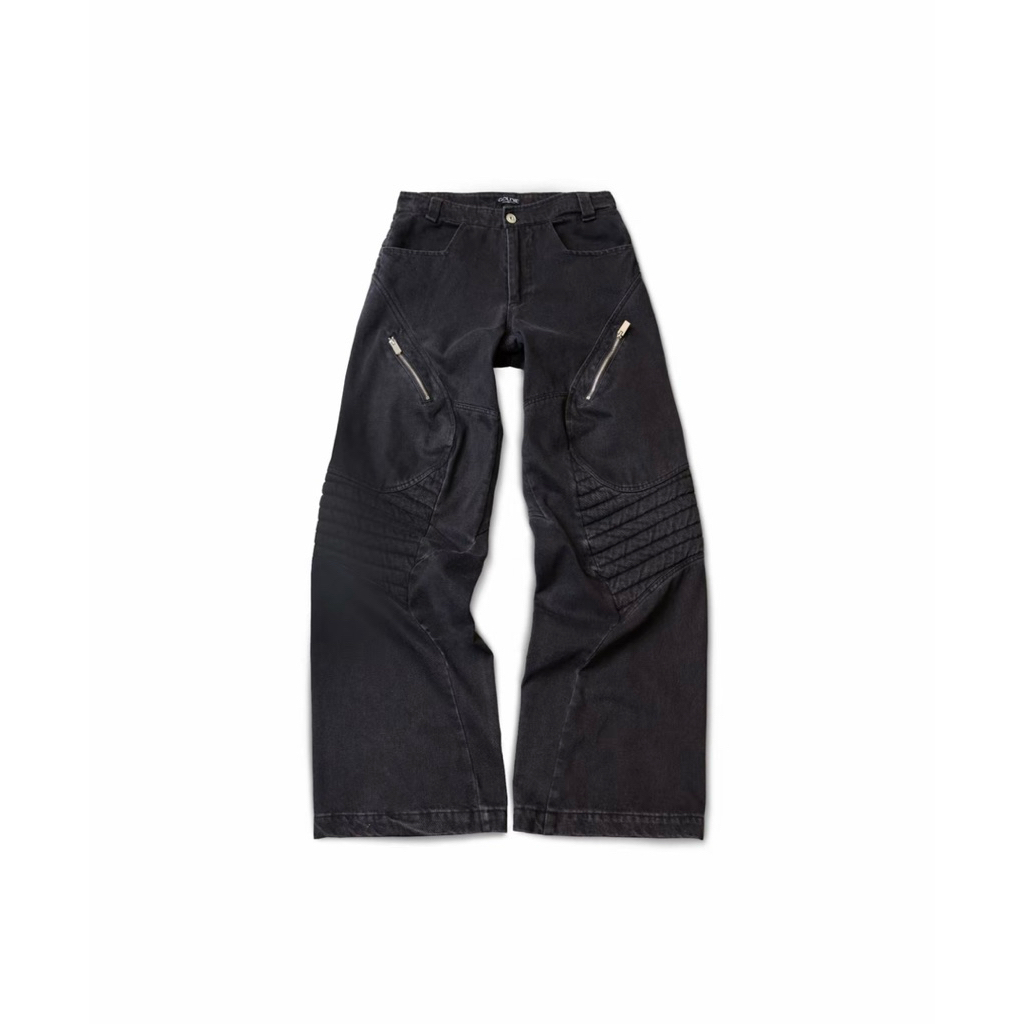 Quần goldie motor washed denim pants size XL