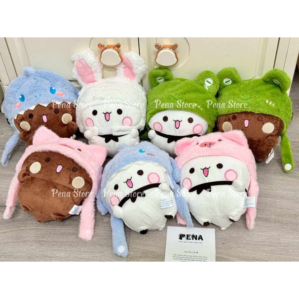 GẤU BÔNG NHÀ GẤU YIER BUBU DUDU SIÊU ĐÁNG YÊU - QUÀ TẶNG SINH NHẬT, VALENTINES, TÌNH NHÂN, TRANG TRÍ