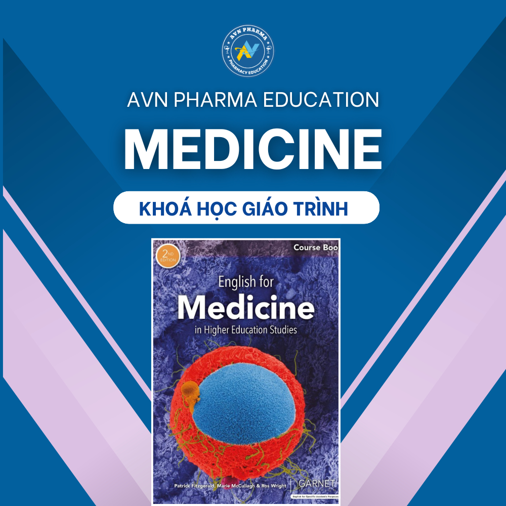 Phần mềm học Giáo trình English for Medicine in Higher Education Studies AVN Pharma Education