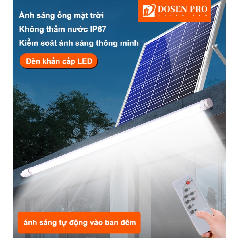 Dosen Pro chống thấm nước Đèn năng lượng mặt trời hắt tường LED , Khu vườn trong sân trang trí 100W-1000W đèn tường