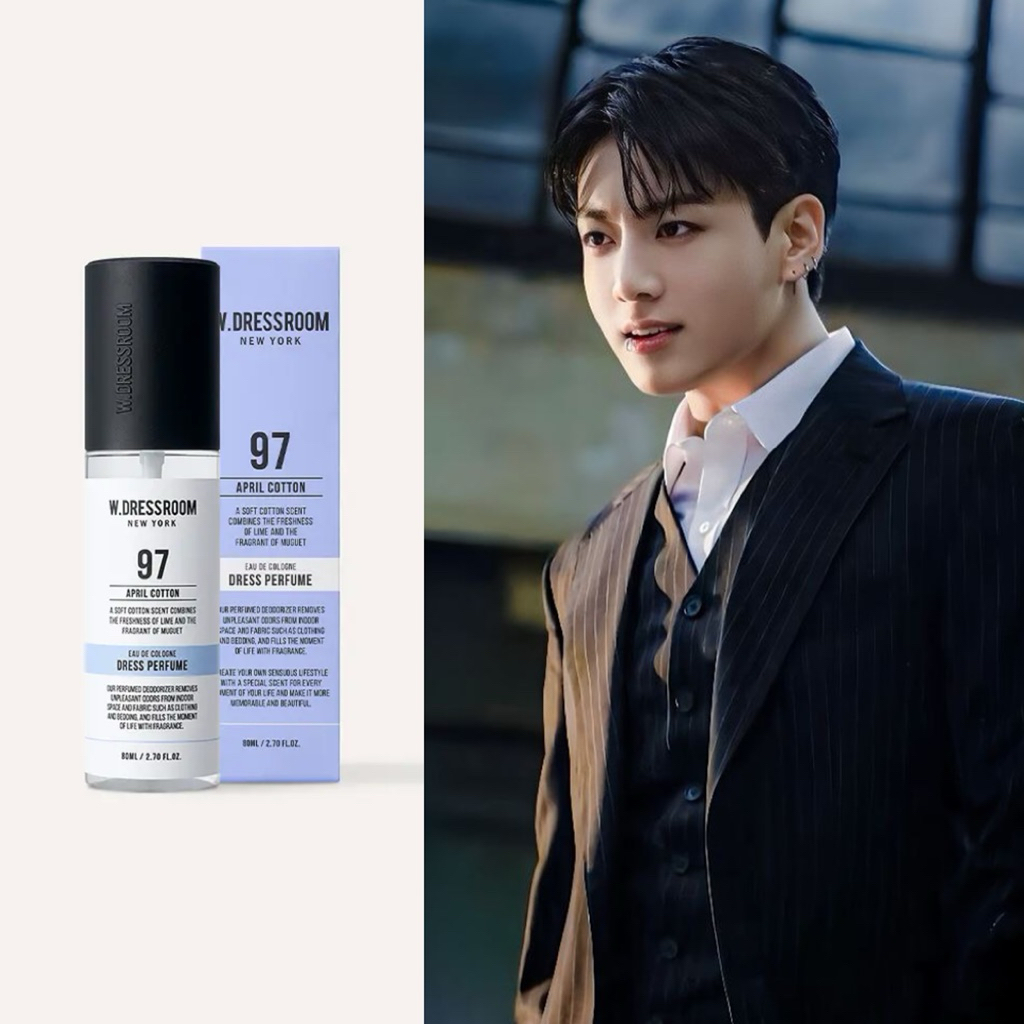 Xịt vải W.DRESSROOM No.97 April Cotton - cheap moment Jungkook BTS