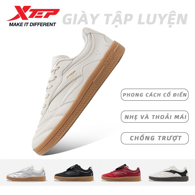【xtep】German Trainer | Giày chạy bộ mới năm 2026, thiết kế đế mỏng, phong cách đường phố, đi bộ thoả