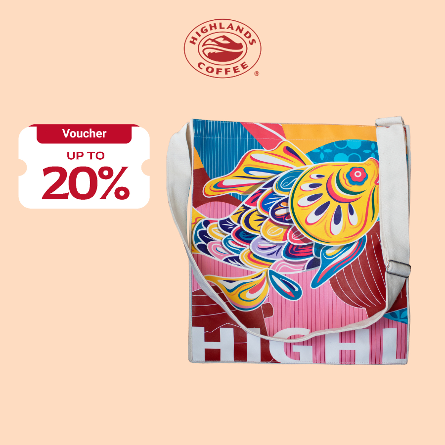 Túi Tote Cá Chép Highlands Coffee