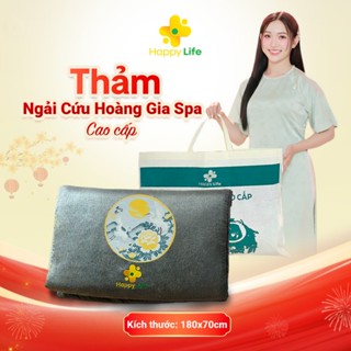 [Kích Thước 70x180cm] Thảm Ngải Cứu Hoàng Gia Spa Cao Cấp Chính Hãng Happy Life