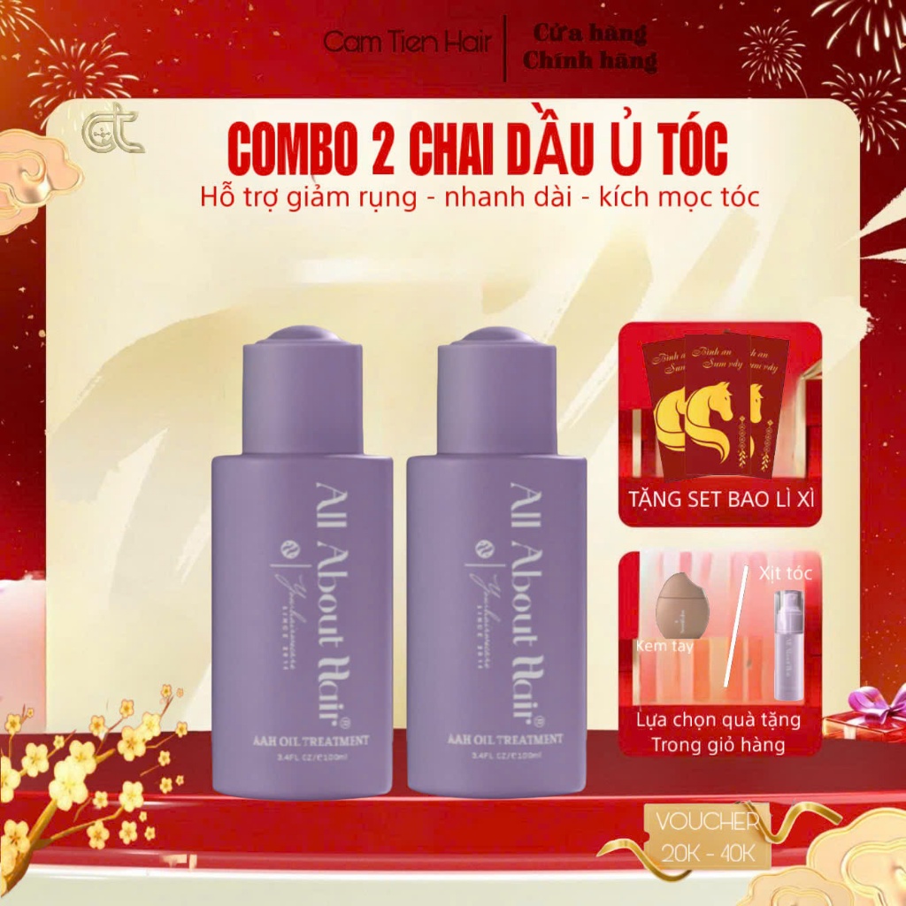 COMBO 2  CHAI OIL TREATMENT ALL ABOUT HAIR