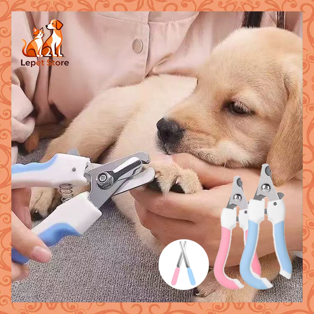 [Combo kìm cắt dũa móng cho chó mèo]Bộ kìm bấm tặng kèm dũa móng chân cho chó mèo