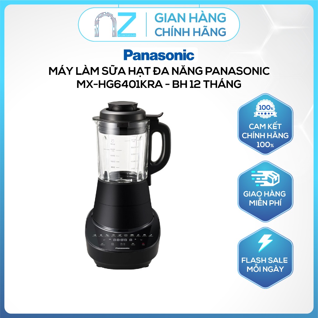 [ Chính Hãng ] Máy Làm Sữa Hạt Đa Năng Panasonic MX-HG6401KRA - BH 12 tháng