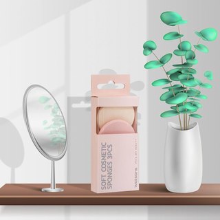 Combo Bông Phấn Tròn (Mềm) Watsons 3pcs