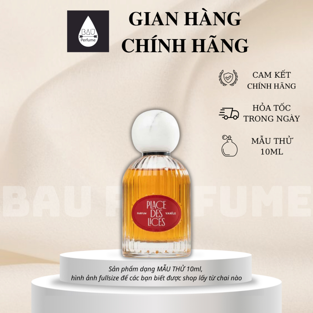 Nước hoa nữ chính hãng Place des Lices Vanile EDP
