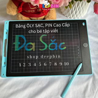 Bảng Viết Tự Xóa Có Ô Ly Màn Hình LCD Thông Minh Cho Bé Tập Viết, Tập Vẽ
