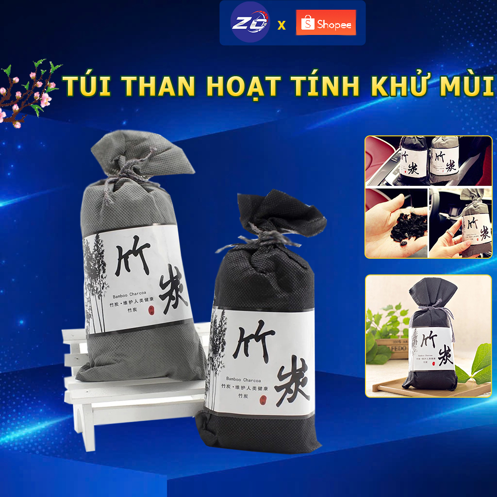 Túi than hoạt tính lọc không khí khử mùi hôi, ẩm mốc trên ô tô xe hơi, tủ quần áo, phòng ngủ, đánh tan mùi hôi khó chịu