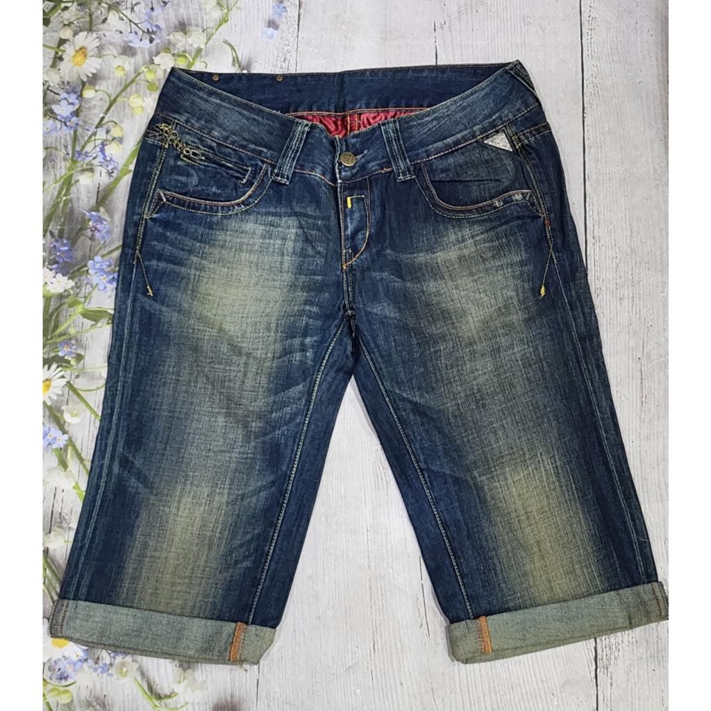 Quần sọt lửng Jeans nữ size to 30 hiệu Replay