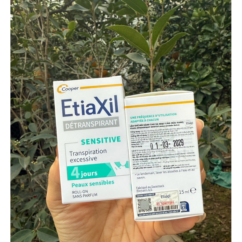 [Chính hãng] Lăn khử mùi Etaxil,khử mùi hiệu quả lọ 15ml