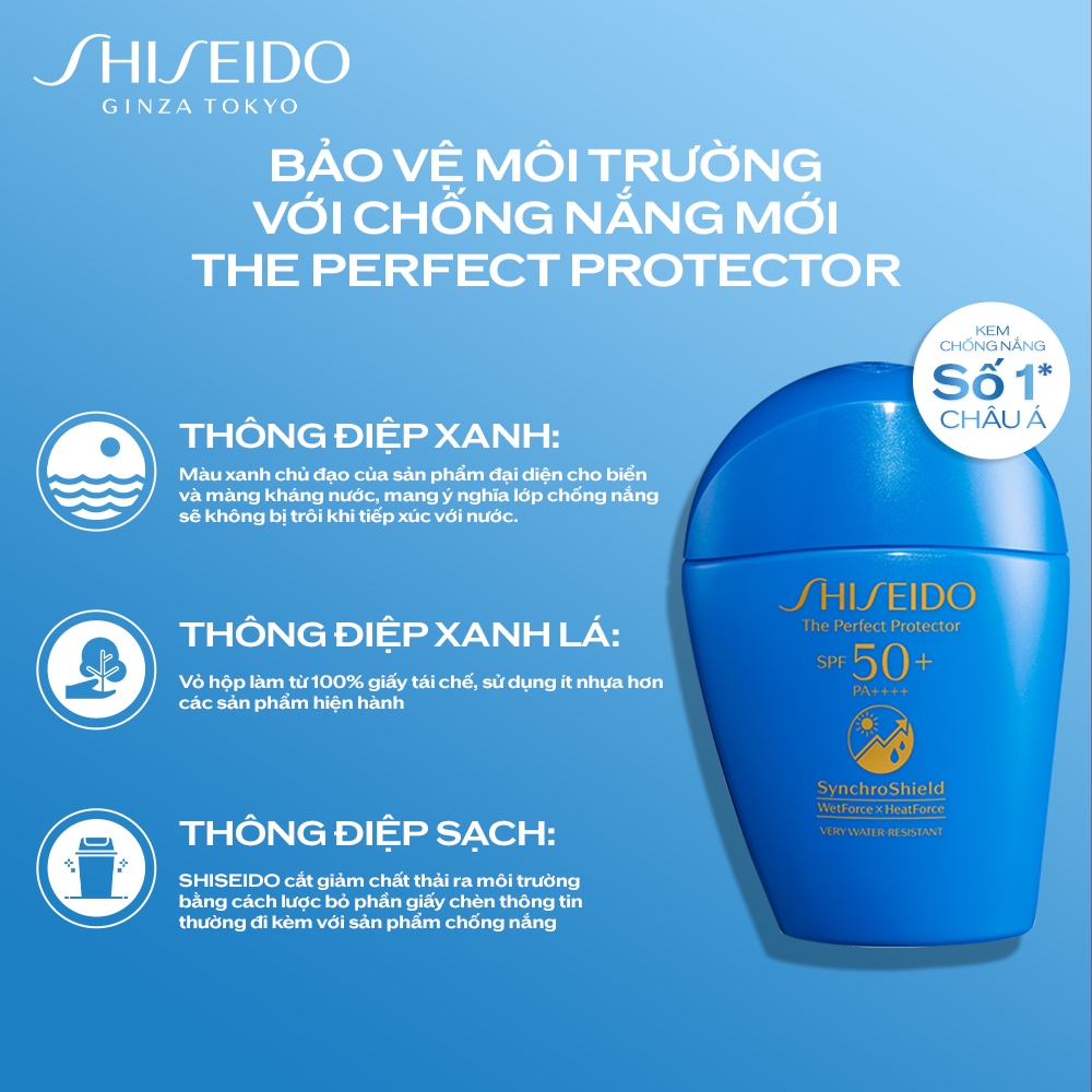 Sữa chống nắng dưỡng da Shiseido GSC Perfect Sun Protector Lotion SPF50+ 50ml | BigBuy360 - bigbuy360.vn