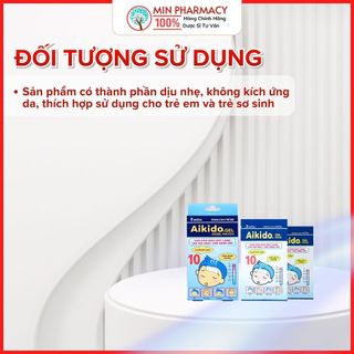 MIẾNG DÁN HẠ SỐT NHANH AIKIDO GEL COOL PATCH (Hộp 6 miếng)