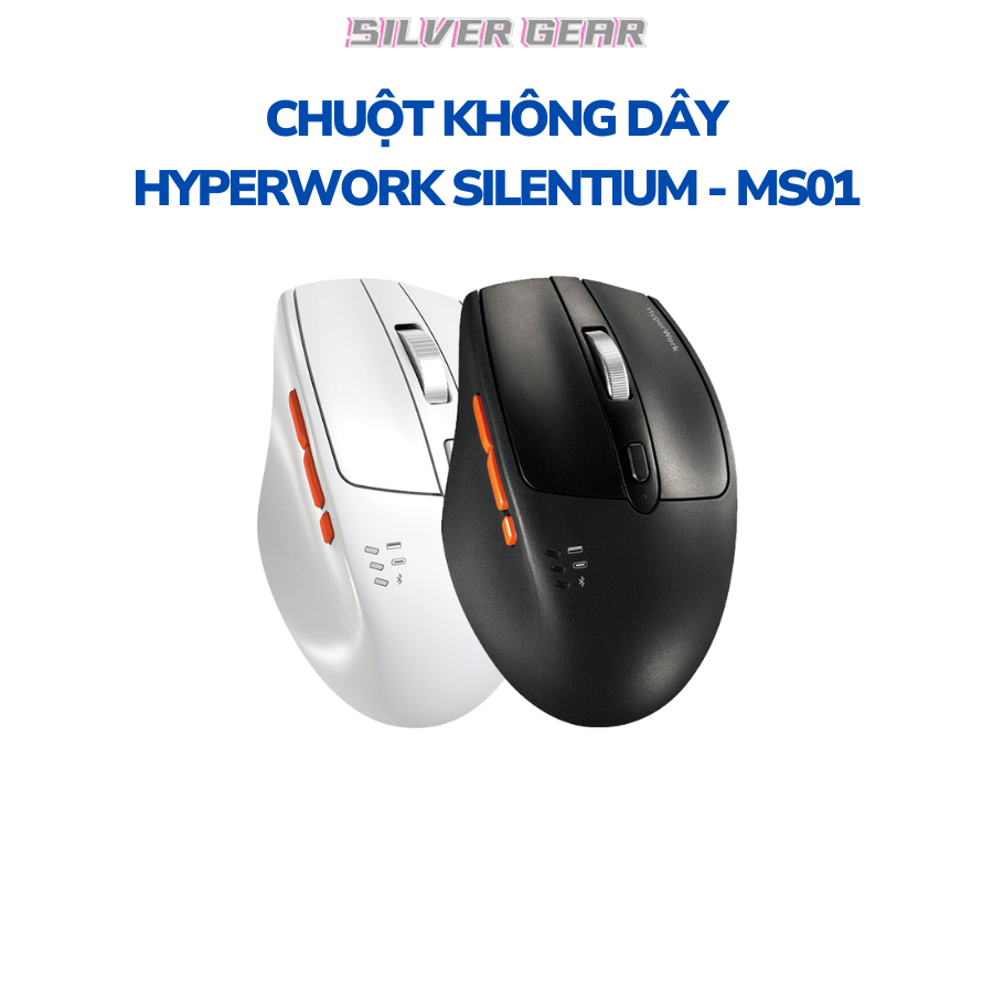 Chuột không dây HyperWork Silentium MS01 - Hàng Chính Hãng