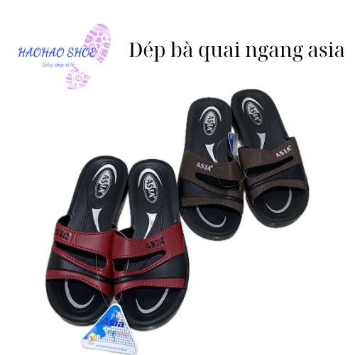 Dép hậu Asia cho các bà chính hãng, hàng Việt Nam chất lượng cao, quai khâu chắc chắn HAOHAO SHOE