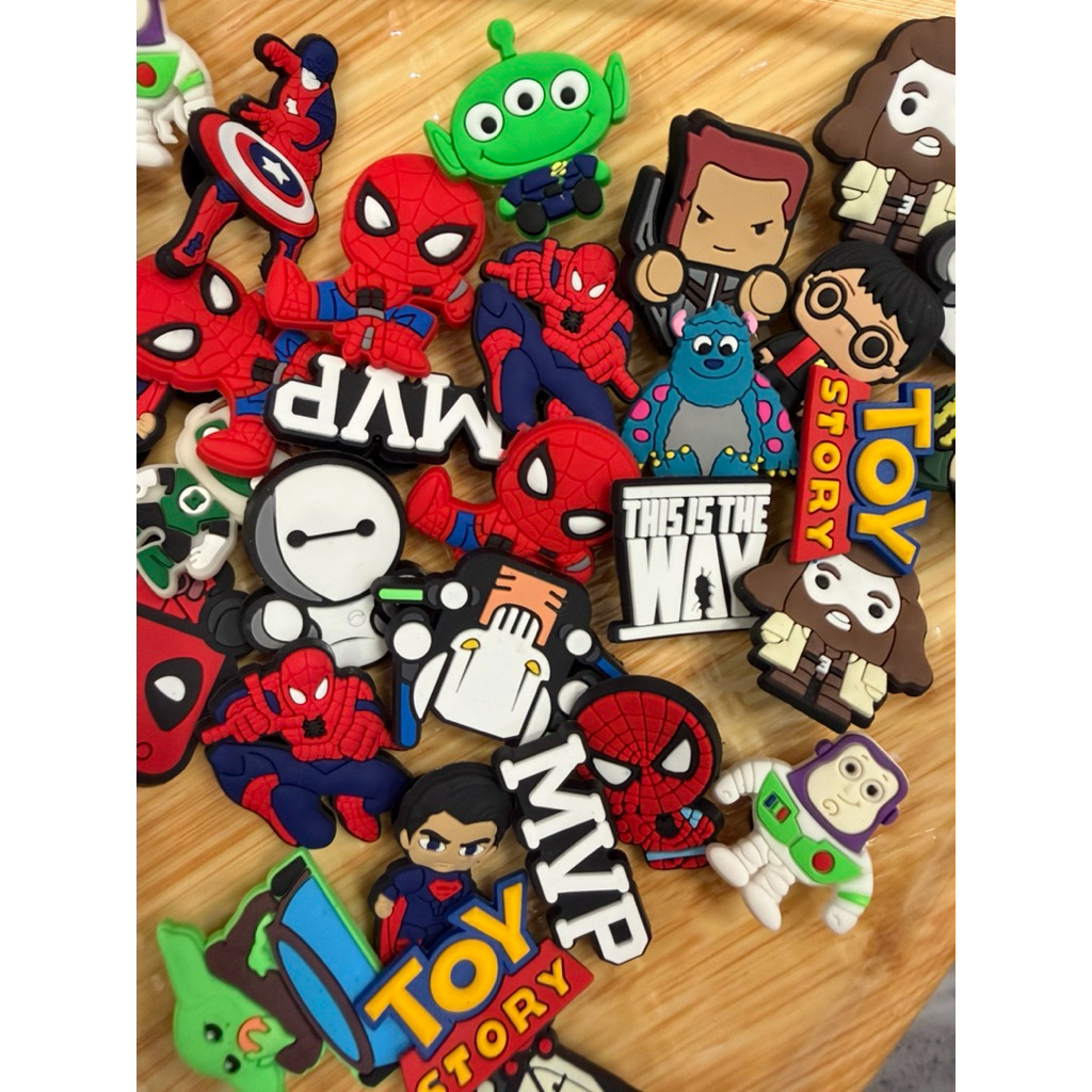 Sét sticker-charm phối theo tông -trang trí giày dép phụ kiện