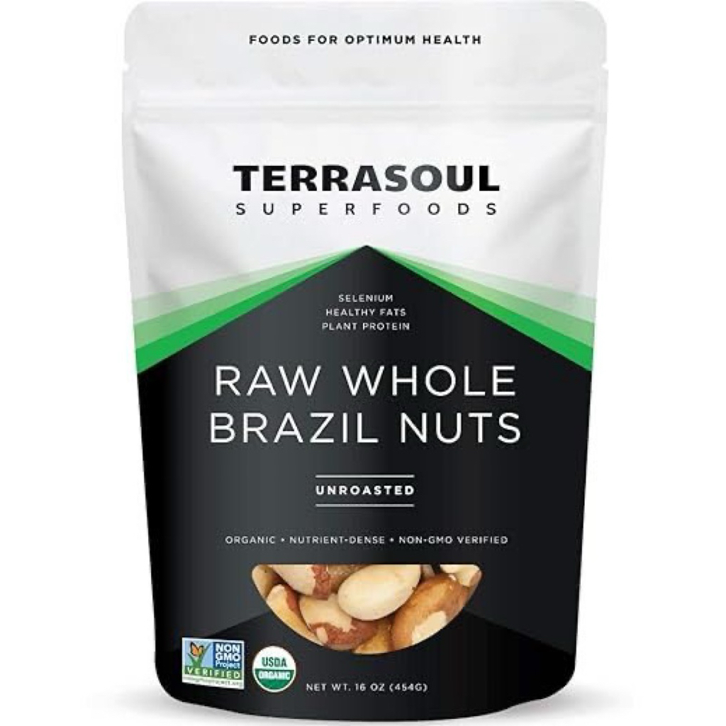 Hạt quả hạch hữu cơ Terrasoul - 454g - Organic Brazil nuts