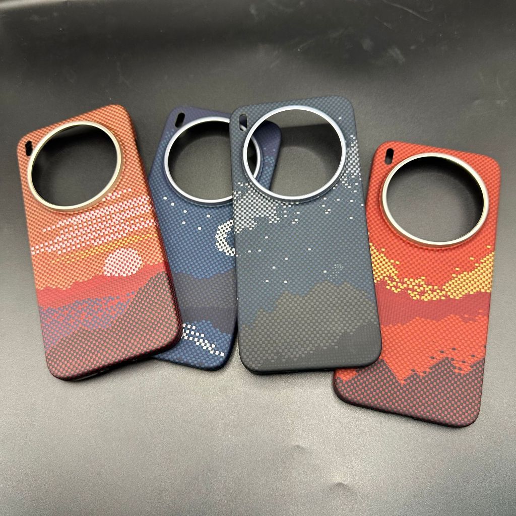 Ốp Lưng 100% Sợi Carbon - Kevlar - Aramid Vivo X300 Pro X300 – Sạc Từ Tính, Siêu Mỏng Nhẹ, Cứng Cáp