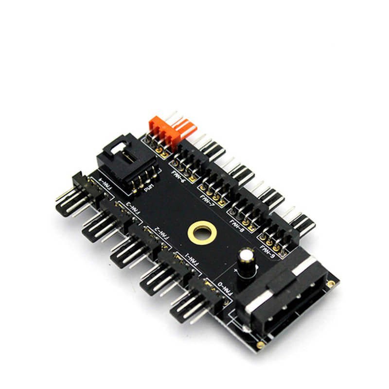 Hub chia fan điều tốc 4Pin PWM - 24 cái