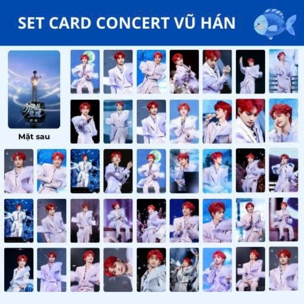 Set card ảnh Ziyu Tử Du Concert Vũ Hán