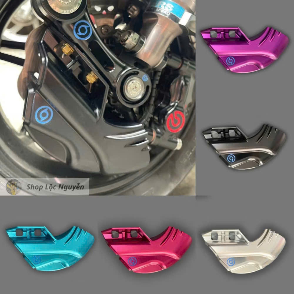 Ốp gió Vespa Sprint/ Prima/ LX/ S/ GTS nhôm CNC