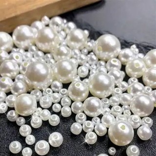 Hạt trai nhựa loại đẹp các cỡ làm đồ thủ công, thời trang, decor