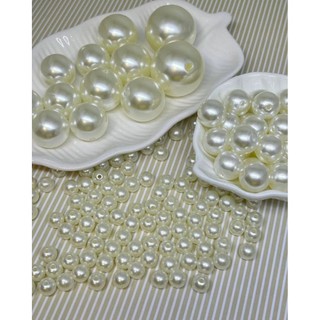 Hạt trai nhựa loại đẹp các cỡ làm đồ thủ công, thời trang, decor