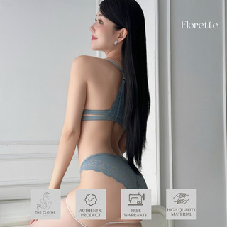 Bralette - Đồ lót thiết kế - Set Florette Mút Mỏng (Ren Mới)