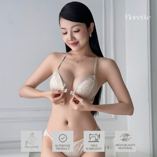 Bralette - Đồ lót thiết kế - Set Florette Mút Mỏng (Ren Mới)