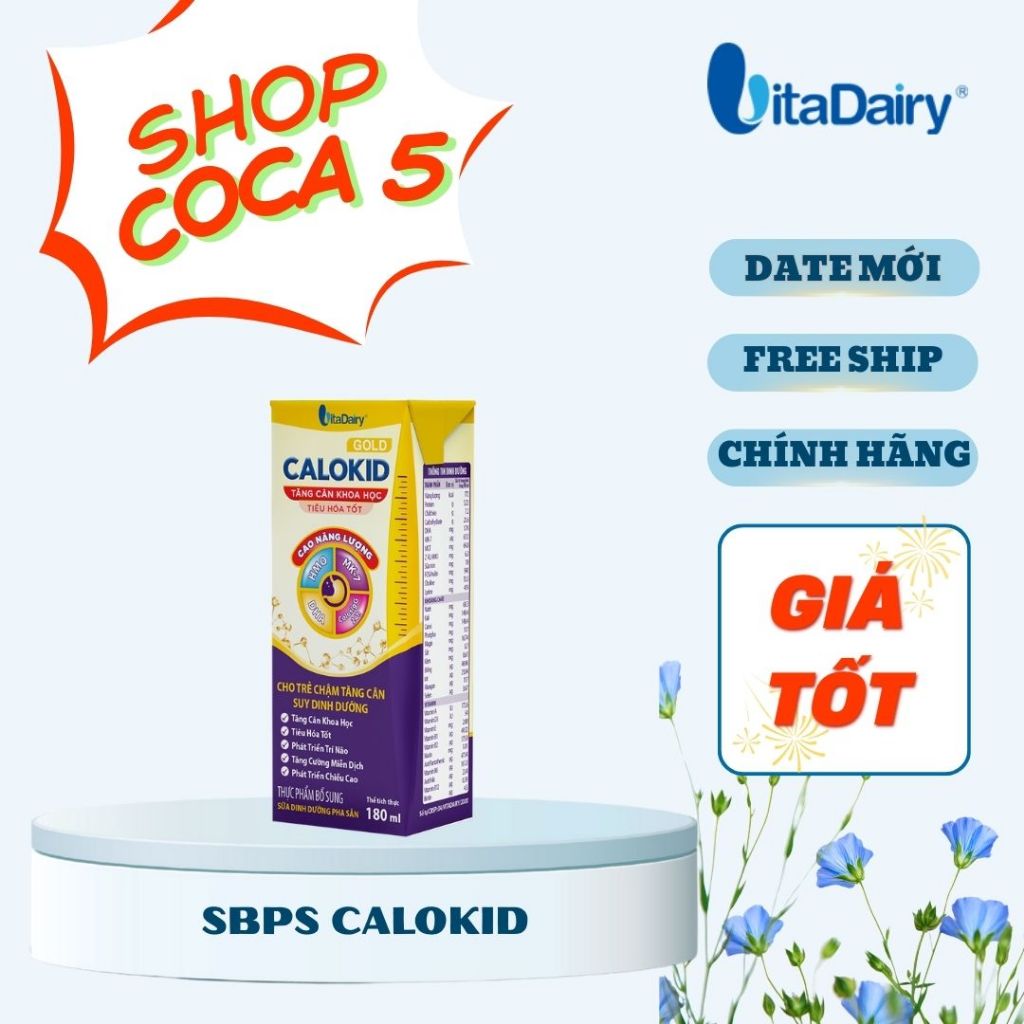 Vitadairy - Sữa uống dinh dưỡng Calokid 110ml/180ml - Hàng Chính Hãng