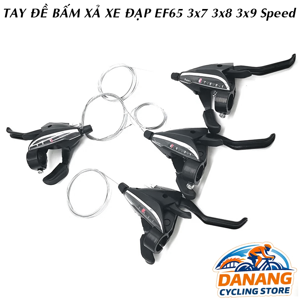 Tay Đề Bấm Xả Xe Đạp ST-EF65 – 3x7 3x8 3x9 Tốc Độ – Dùng Cho Xe Địa Hình / Touring