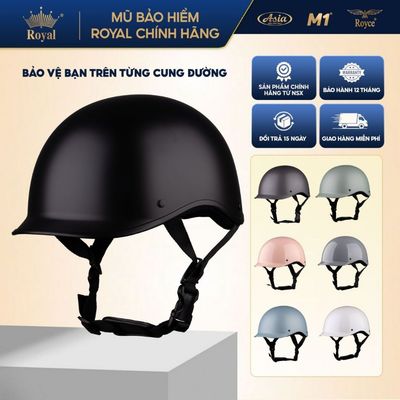 [Độc Quyền] Mũ bảo hiểm nửa đầu M1 S05 Cá Heo, Đạt chuẩn xe máy, bảo hành 12 tháng tại Nhà Sản Xuất