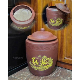 hũ đựng gạo tài lộc đủ sai từ 10kg đến 30kg chĩnh gạo phong thuỷ