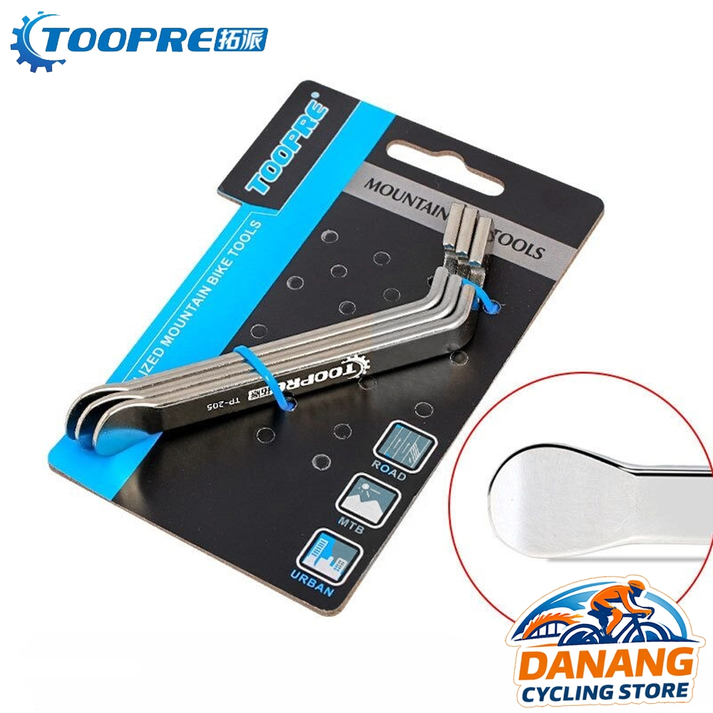 Nạy Lốp Xe Đạp TOOPRE TP-205 Thép Chịu Lực | Bộ 3 Cây