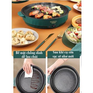 Chảo điện chống dính mini 7HAH đường kính 26cm chất lượng cao kiểu hàn quốc, dễ dàng vệ sinh