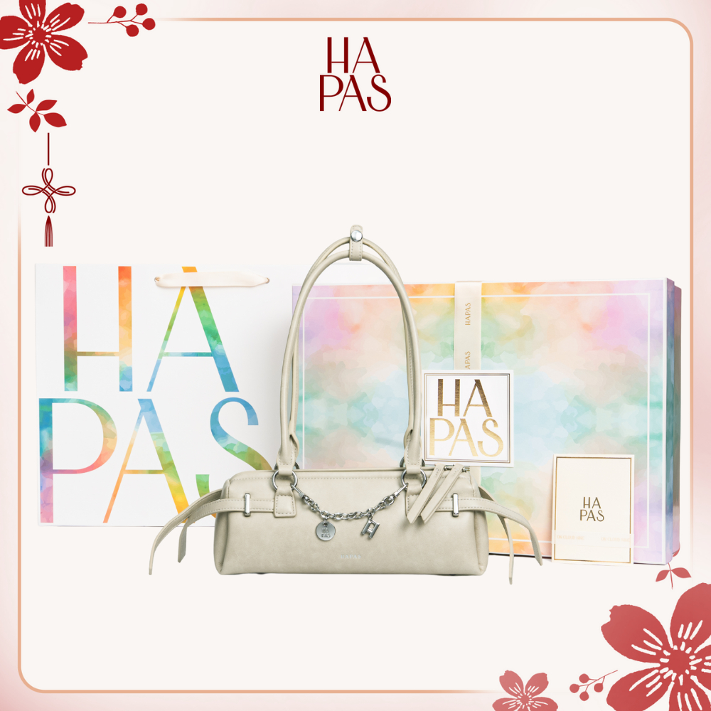 [BTS ON CLOUD NINE] Bộ Quà Tặng Túi Xách Bubbly "Mơ" HAPAS - Set Quà Kèm Charm Tặng Người Thương