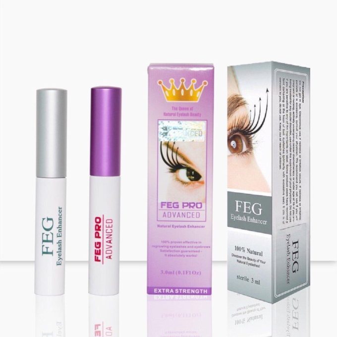 Combo dưỡng mi feg pro 3ml hỗ trợ mi chắc khỏe dài mượt